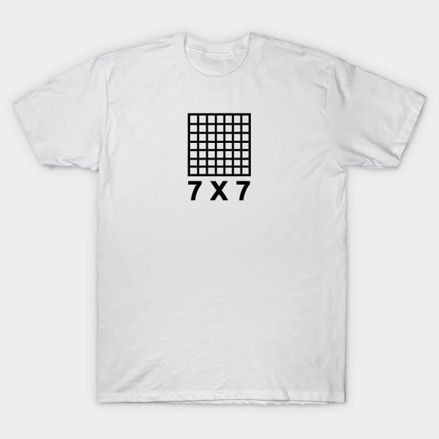 7x7 T-Shirt by cubinglife